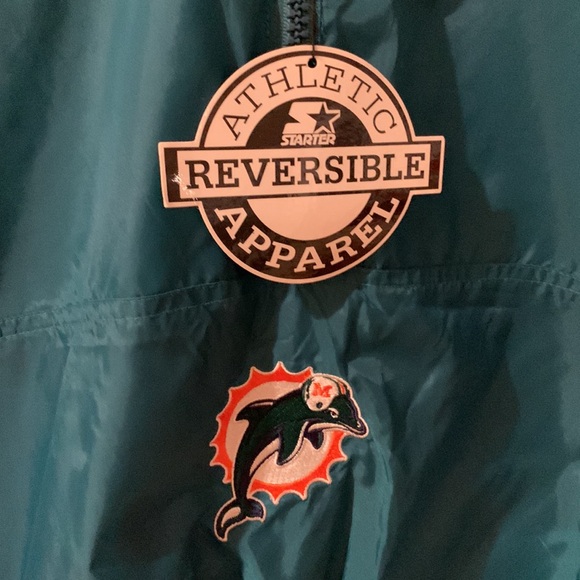 Starter Reversible Miami Dolphins Jacket - Picture 5 of 9